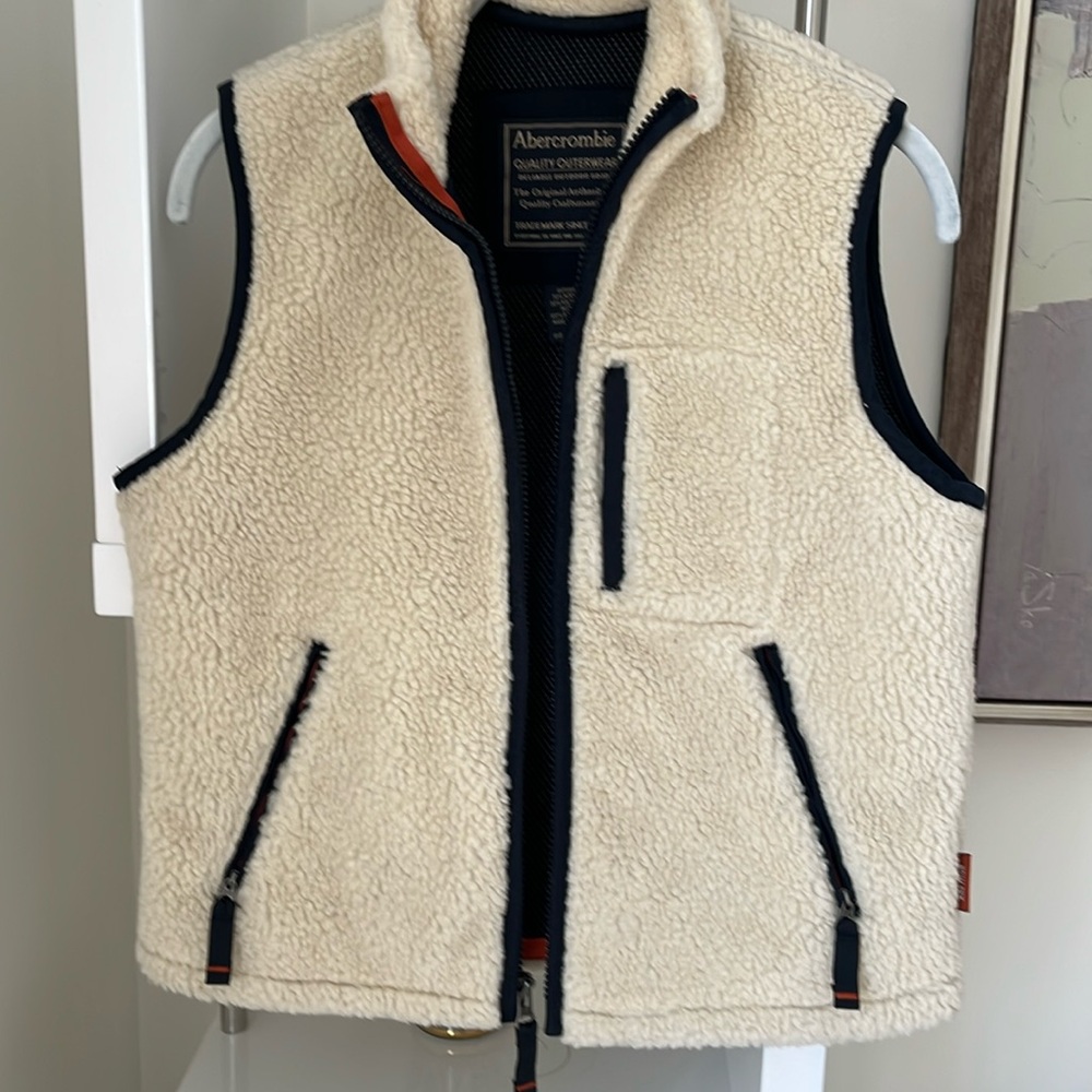 Abercrombie Vest- light beige
